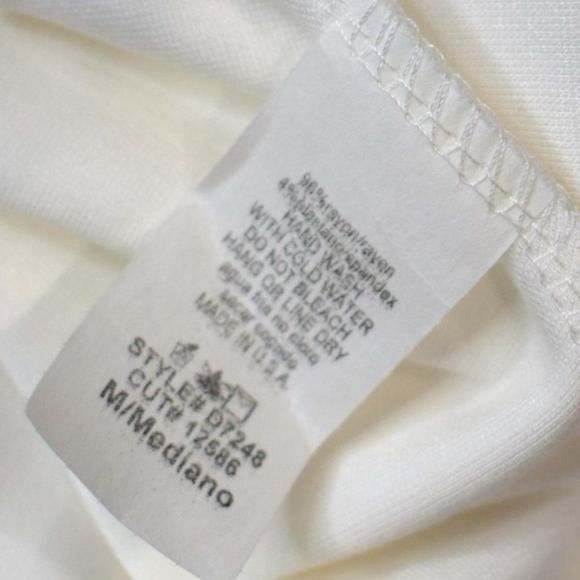 HeartBeeps White Fit & Flare Mini Dress Medium Low Cut Sleeveless Zip Back - Picture 14 of 14